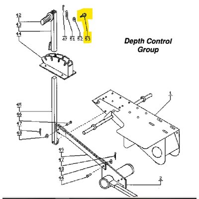 BOULON DE CONTRÔLE DE PROFONDEUR (T4)