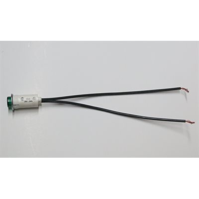 24V LED Green Light w / Leads 24V LED Green Light w / Leads