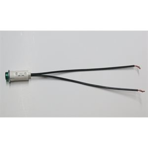 24V LED Green Light w / Leads