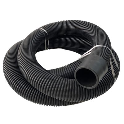 2'' vacuum hose with cuff, 25 ft