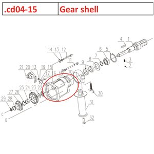 Gear shell