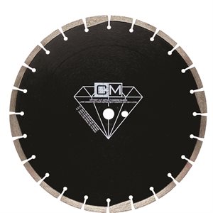 Lame Diamantée 14" x 20mm / 1" pour Asphalte - qualité Super P