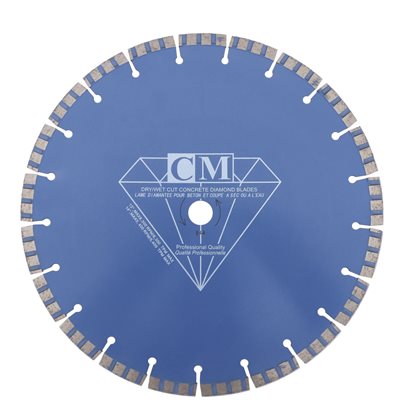 Lame Diamantée 14" x 20mm / 1' pour Béton - qualité Pro Fast C