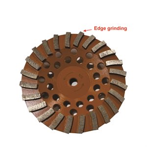 7" x 5 / 8-11 Cup Wheel -Edge grinding -V+ quality