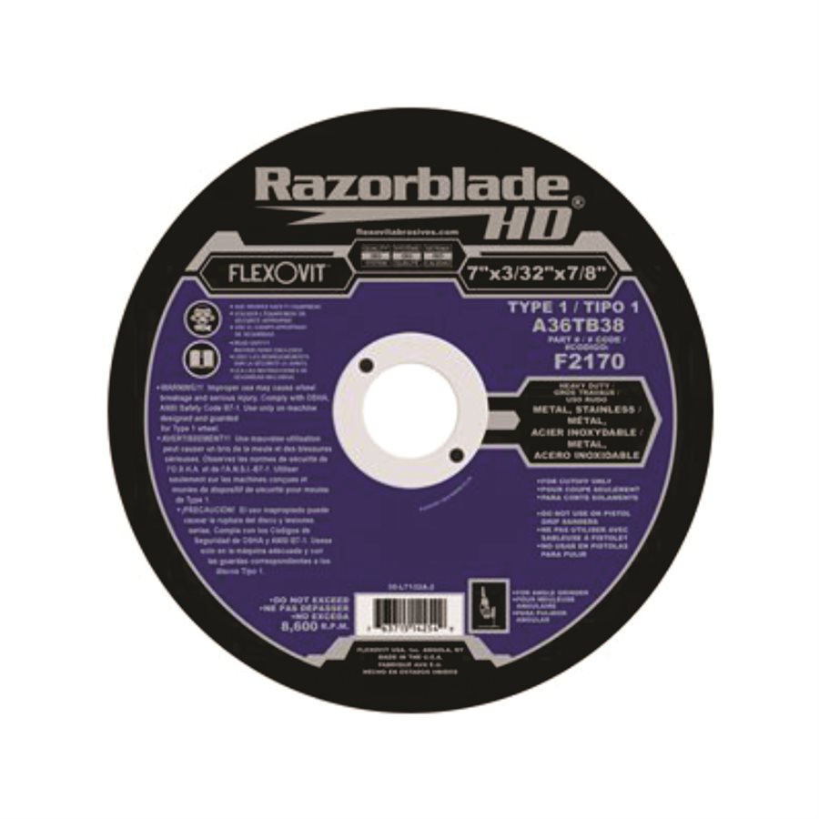 Abrasives blades for metal