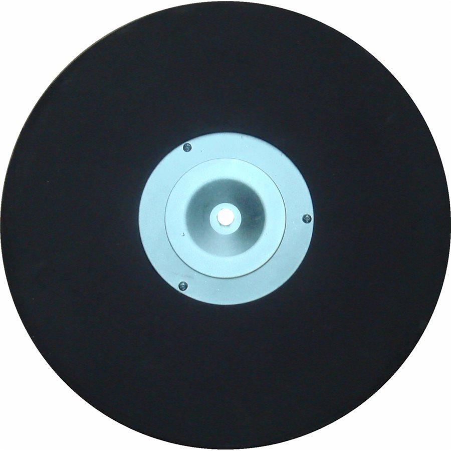 16 ''Sandpaper pad holder with disc