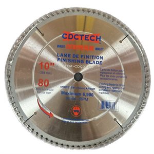 10"-5 / 8" Lame pour Couper du Bois, 80 Dents-Professionnelle