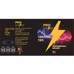 PRO-VOLT Adapt. 3 brins 115V (1 Twistlock male(20amp) vers 3