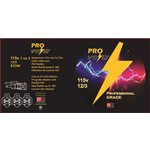 PRO-VOLT Adapt. 3 brins 115V (1 male vers 3 femelle)