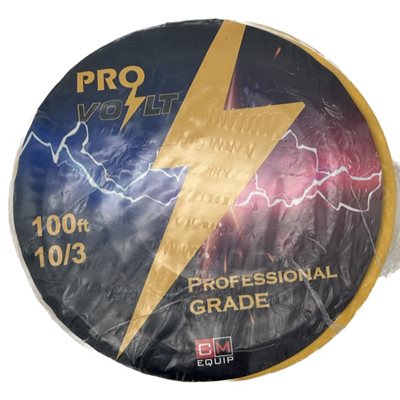 PRO-VOLT EXTENSION ELEC. 10 / 3, 100' , SJTW