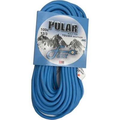 POLARFLEX 12 / 3 100ft, SJEOW (-50c) ELEC CORD,15A / 125V