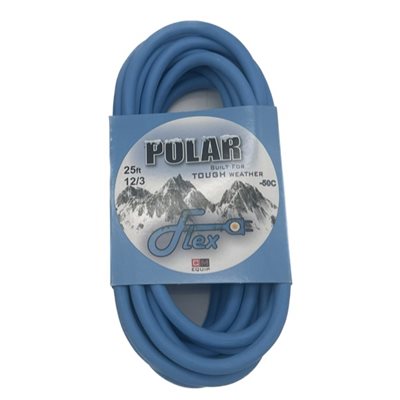 POLARFLEX 12 / 3 25ft, SJEOW (-50c) ELEC CORD,15A / 125V