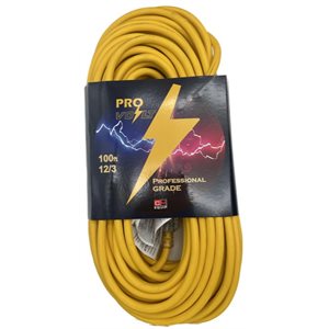 PRO-VOLT EXTENSION ELEC. 12 / 3, 100' , SJTW