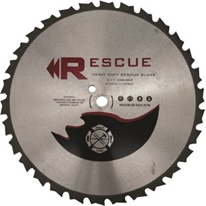 Lame au carbure 14" x 1" pour Rescue