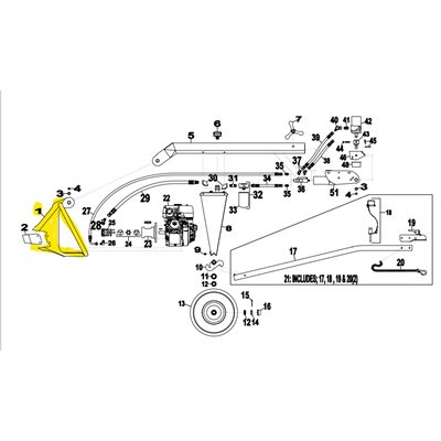 ENGINE FRAME - HD99