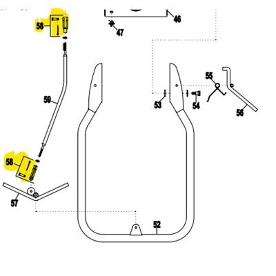 5 / 16 X 5 / 16 EXTRÉMITÉ DE TIGE DE CLEVIS (HD99 )