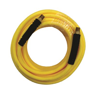 3 / 8"X50' BOYAU JAUNE GP PVC 300PSI+1 / 4" MNPT