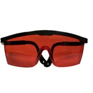 Lunette rouge pour laser