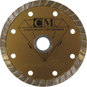 Lame diamantée Turbo 4.5" x 7 / 8"-qualité Standard