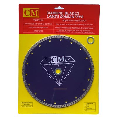 Lame diamantéeTurbo10"x1-5 / 8"-qualité SuperPlus